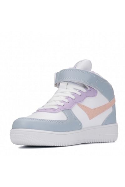 Lambırlent Makkose White Blue Baby Blue Turtleneck Velcro 36-40