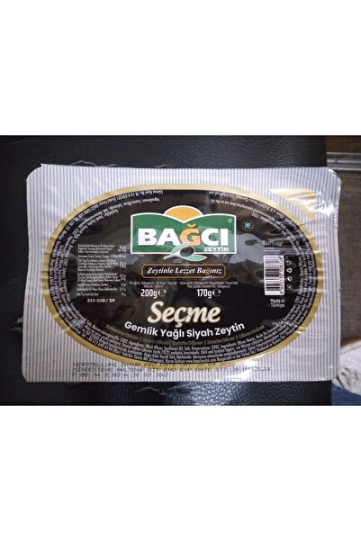 Bağcı Gemlik Siyah Zeytin ( 24 X 200 gr ) = 4800 gr