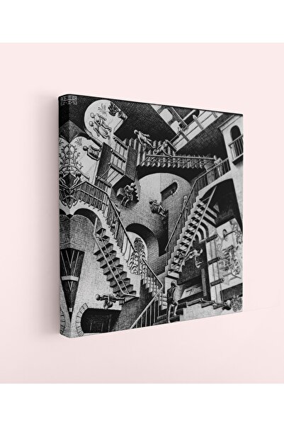 Carmen Mc Escher - Relativity 1953 Kanvas Tablo - Başyapıtlar