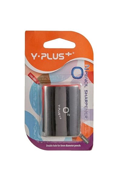 Y Plus Y-plus O2 Pencil Sharpener with Double Blade Chamber
