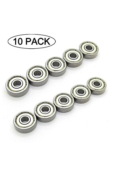 AYMAGNET 10 Adet 625zz Rulman - Metal Mühürlü Çok Amaçlı Bilye Rulman - 5x16x5 Ölçülerinde 10 Adet