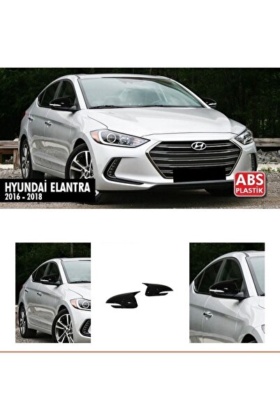 Oto Çizgi Hyundai Elentra 2015-2019 Sağ Sol Yarasa Ayna Kapağı Sinyalsiz 2li Set