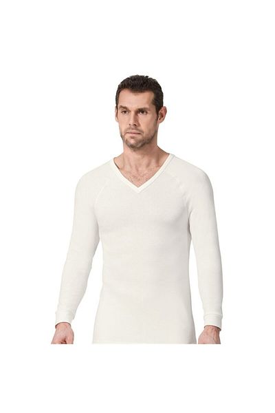 Namaldı Men's Thermal Long Sleeve V-Neck Undershirt 174 12 Pack