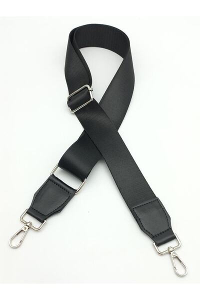 angel çanta aksesuar Coloana Poliester Piele Artificiala 120x4 Cm Negru Argin...