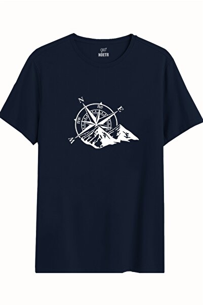 noetr Синій колір Regular Fit з принтом Чоловіча футболка Ntr4058