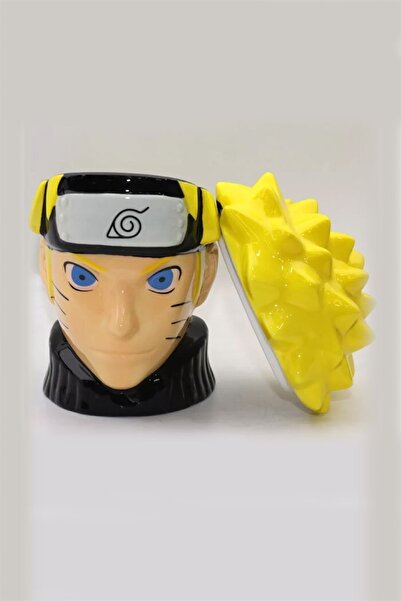NETAVANTAJ Anime Naruto 3d Head Kafa Kapaklı Kupa