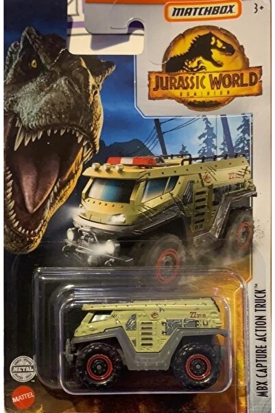 Matchbox 1:64 Jurassic World Tekli Araçlar Mbx Capture Actıon Truck Hbg97