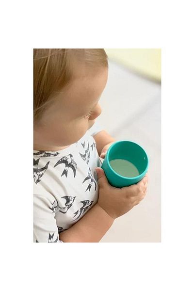 Çılgıntrend Blue Silicone Baby Cup