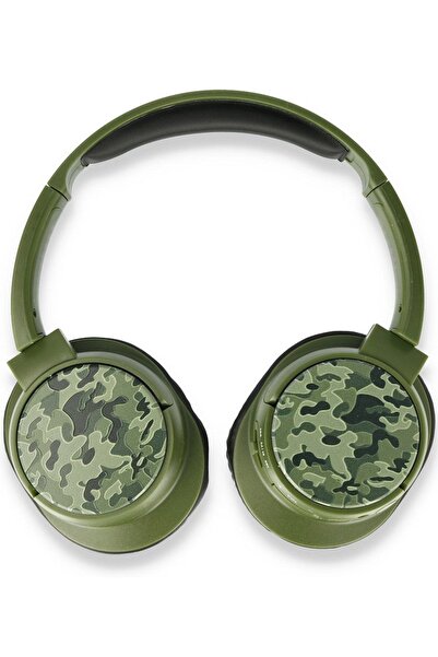 teknosepetim Kafa Bantlı Bluetooth Kulaklık Oyuncu Gaming Kulaklık Kamujlaj G...