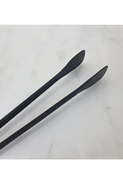 LOVYCO Black Matte Steel Sugar Tongs Stainless Sugar Tongs