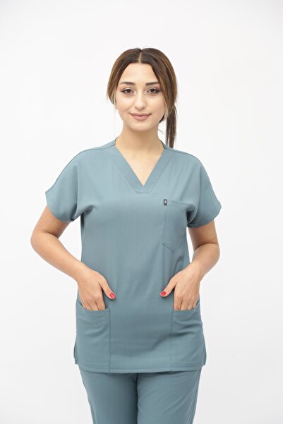 Ehil Vip Kumaş Likralı Tek Üst Doktor/ Hemşire Forması Üstmodel