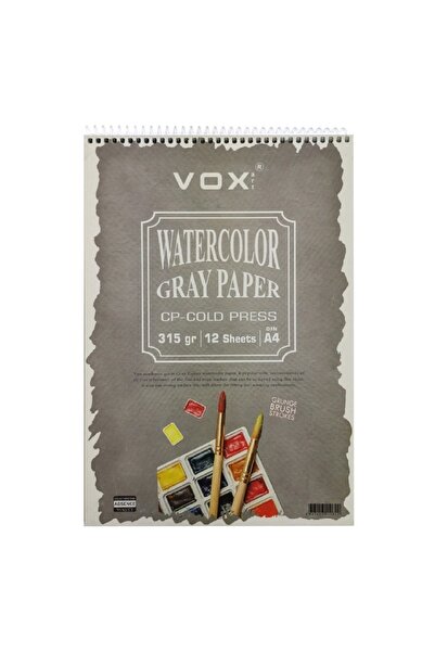 VOX Art Suluboya Скетчбук A4 315 г 12 аркушів Сірий