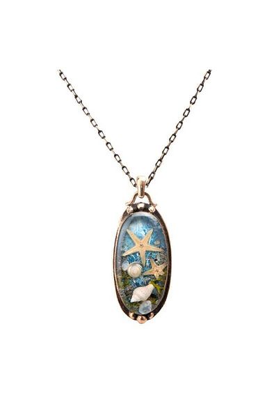 Hayrat Neşriyat Starfish Patterned Authentic Necklace - Handcrafted Cevşen, 1770-3