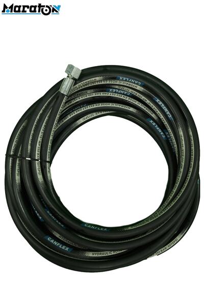 Genel Markalar 12 Metre R2 Çift Telli Yüksek Basınçlı Yıkama Hortumu, dayanıklı ve esnek kullanım sağlar