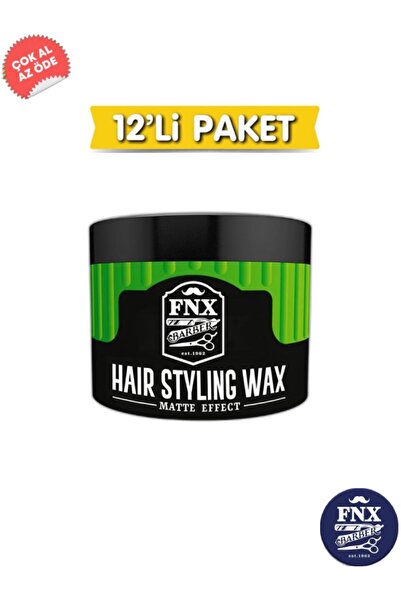 Fonex Fnx Barber Matte Effect Wax 150 Ml 12 Adet
