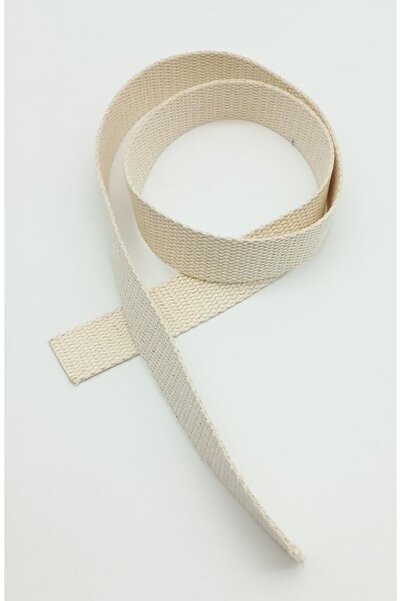 angel çanta aksesuar Coloană Bumbac 3 Cm 1 Metru Culoare Crem