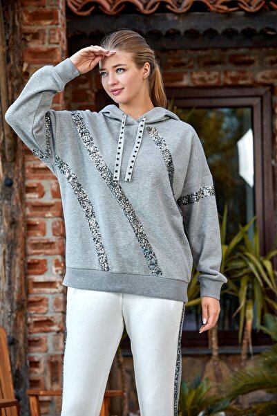 Cossy By Aqua 23330 Γυναικεία αθλητική φόρμα-γκρι