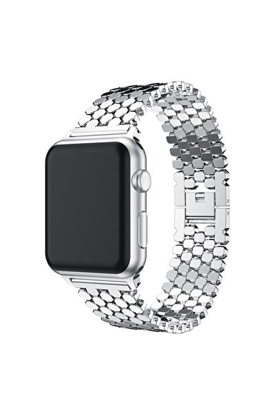 Nezih Case Apple Watch 1 2 3 4 5 6 7 8 9 Ve Se Serisi 42-44-45 Mm Metal Luna ...