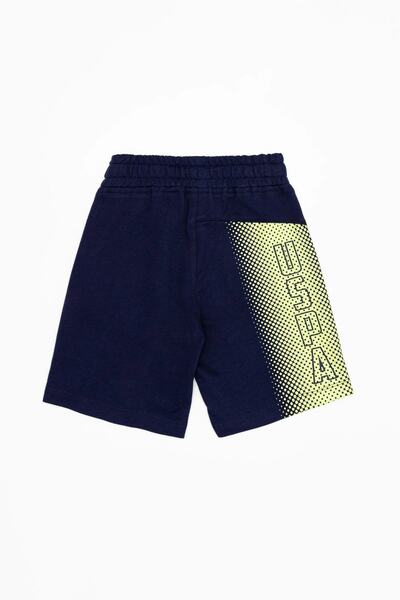 U.S. Polo Assn. Pantaloni scurți tricotați bleumarin pentru băieți