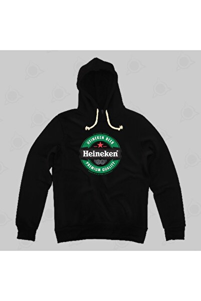 Built By Crazy Hanorac cu glugă unisex Logo Heineken