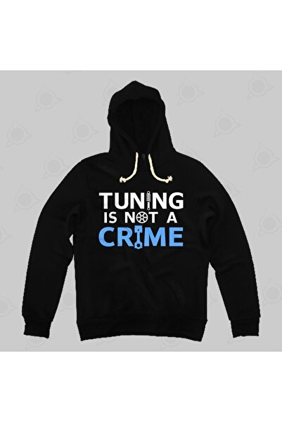 Built By Crazy Hanorac cu glugă unisex Tuning Is Not A Crime