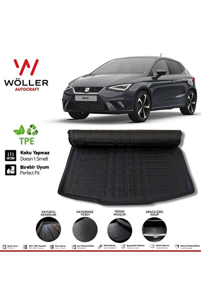 wöller Seat Ibiza 5 Bagaj Havuzu 2017 2022 Arası 3d Ultraflex Esnek