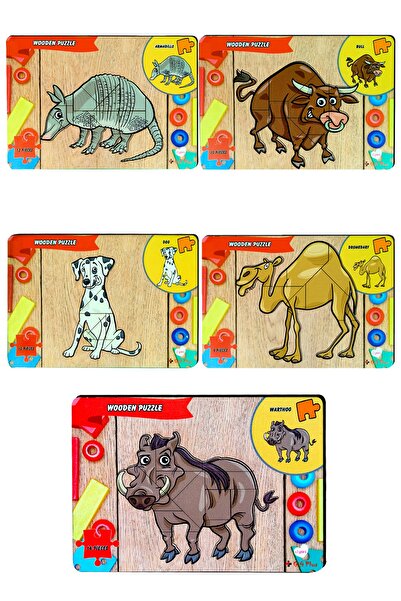 artı dekor 5'li Eğitici-öğretici Geometrik Blok Çocuk Eğitici Oyuncak Bultak ...