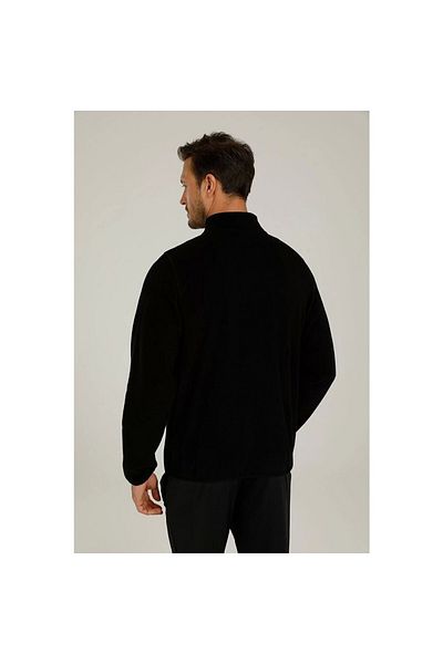 lumberjack M-sn165 Nordic Fleece Μαύρο Ανδρικό Casual Fleece Jacket
