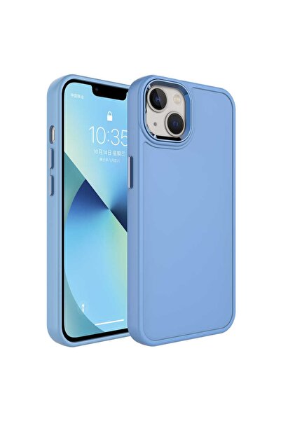 Nezih Case Apple Iphone 13 Kamera Çıkıntılı Metal Çerçeveli Hassas Buton Tasa...