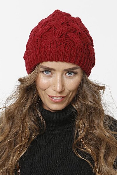 emybox Basket Braided Lined Knitwear Winter Women's Colorful Beanie Braided Hat