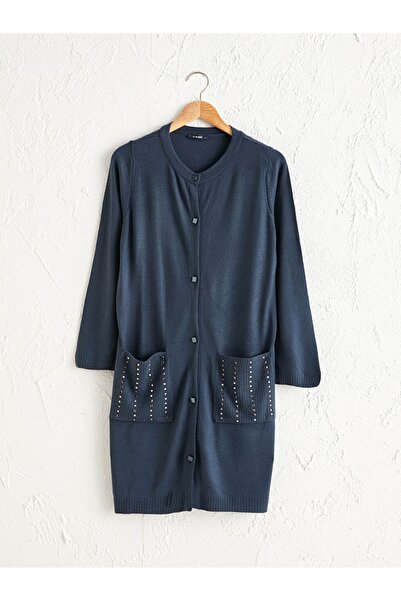 LC Waikiki Neck Long Sleeve Women Sweater Cardigan