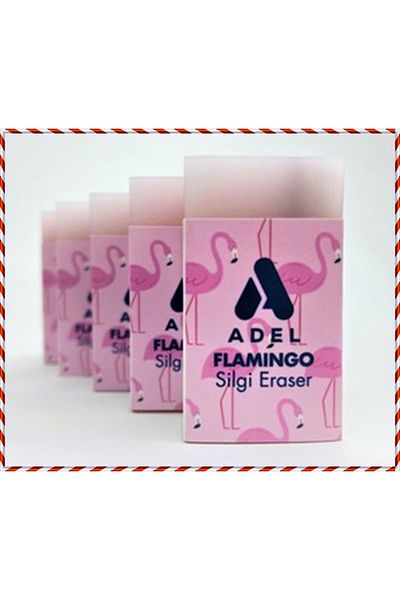 Adel 4 Flamingo Erasers