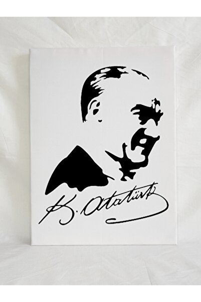 EratCo Δώρο Χριστουγέννων Πίνακας σε καμβά με υπογραφή και πορτρέτο του Ατατούρκ