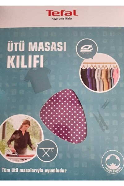 TEFAL Ütü Masası Kılıfı Bezi Koyu Pembe (keçeli % 100 Pamuk) 140*52