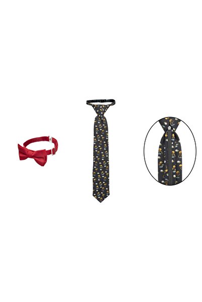 ChatonDor Çocuk Papyon Kravat 2 Li Set