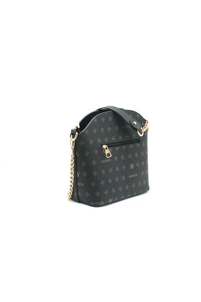 Armine Geanta Neagra 102 Model Imprimata - 24x32 Cm