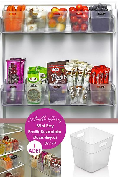 Anadolu Saray Çarşısı Refrigerator Door Organizer |   Multi-Purpose Refrigerator Organizer and Bathroom Organizer