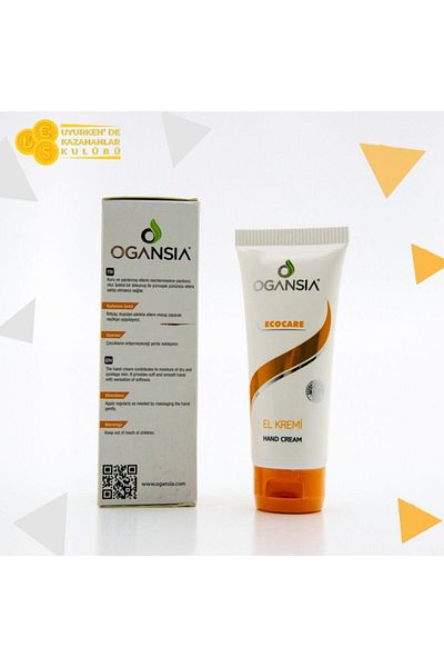 easyso Ogansia Ecoskincare Hand Care Cream - 75ml *Tested Approved*