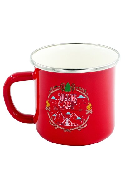 Orcamp Retro Emaye Kupa Bardak Summer Camp