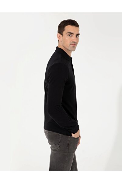 Pierre Cardin Φούτερ Slim Fit Polo Collar