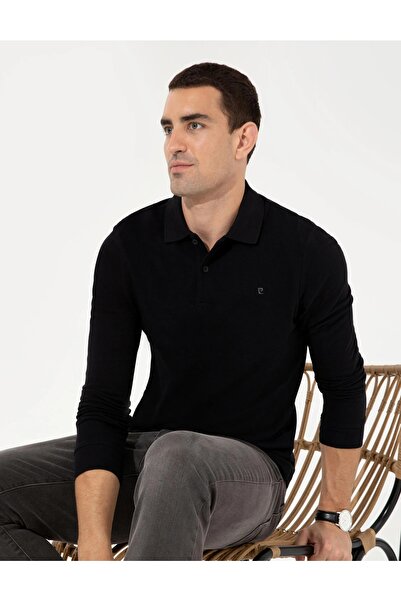 Pierre Cardin Φούτερ Slim Fit Polo Collar