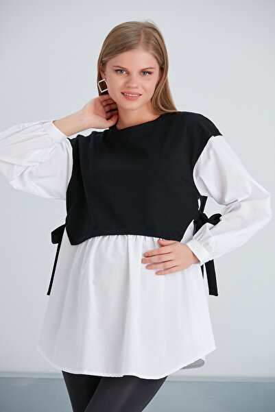 Entarim سترة الأمومة المستقيمة المتجددة