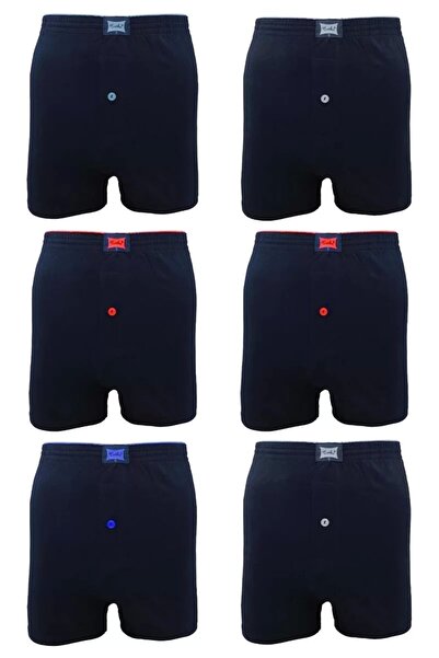 Tutku Χτενισμένα βαμβακερά Dz Boxer 117 6'l Συσκευασία |   Ναυτικό μπλε