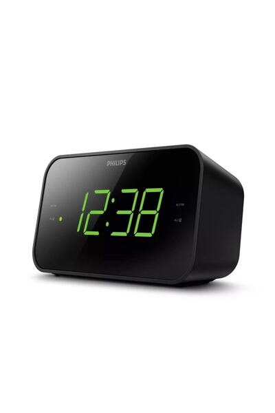 Philips Tar3306 Clock Radio Large Clock Dual Alarm 20 Fm Digital Programming Sleep Timer