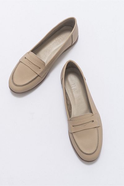 LuviShoes F02 Biscuit Skin Damen-Ballerinas