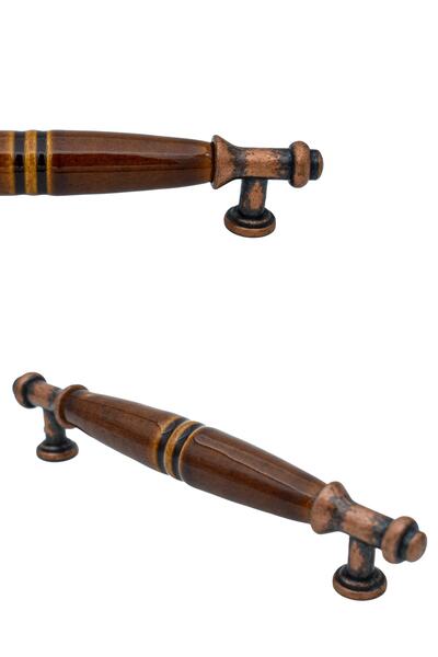 ŞENEL 128 Mm Gerçek Porselen Eskitme Dolap Çekmece Kapak Kulbu Mobilya Retro ...