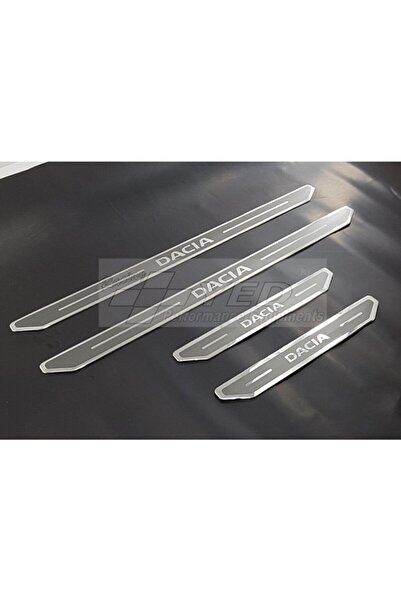 KARA AUTO Dacia Duster Nikelaj Krom Plastik 4 Parça Kapı Eşik Seti