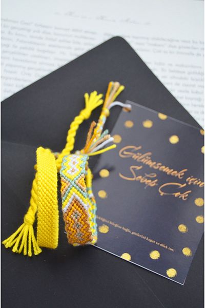 Bidüğüm Symphony Daylight Bracelet Set - Vibrant Colors, Adjustable Handmade, Lasting Colors