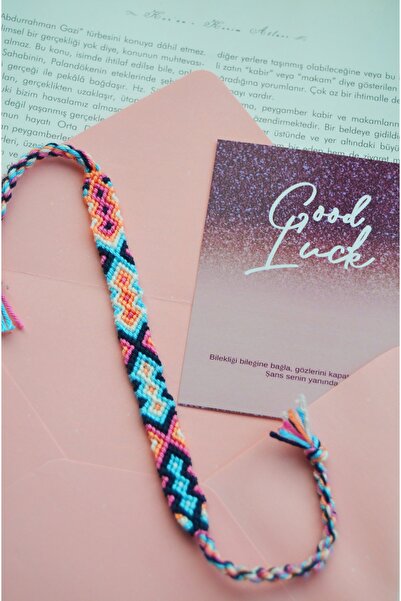 Bidüğüm Unisex Tasarım Bileklik Renkli Arkadaş Dostluk Bilekliği - El Yapımı,...