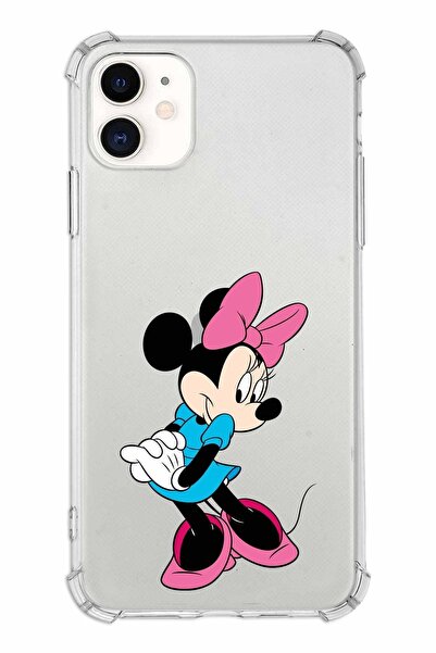 PrintiFy Iphone 11 Uyumlu Köşe Korumalı Antişok Kapak Minnie Mouse Tasarımlı ...